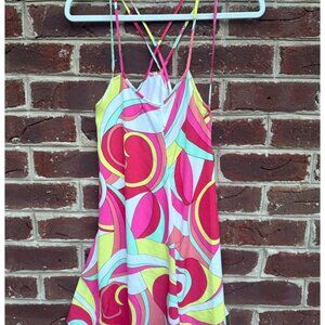 Colorful Thin Strap Dress